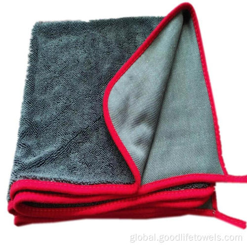 Microfiber Car Wash Cleaning Towel Microfiber Car Wash Cleaning Twisted Loop Cloth Towel Manufactory